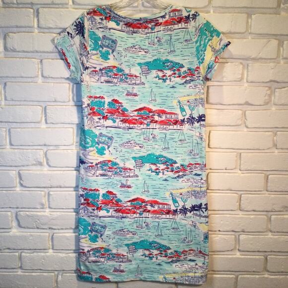 Vineyard Vines St. Barts scene knit Dress XS - Picture 4 of 4